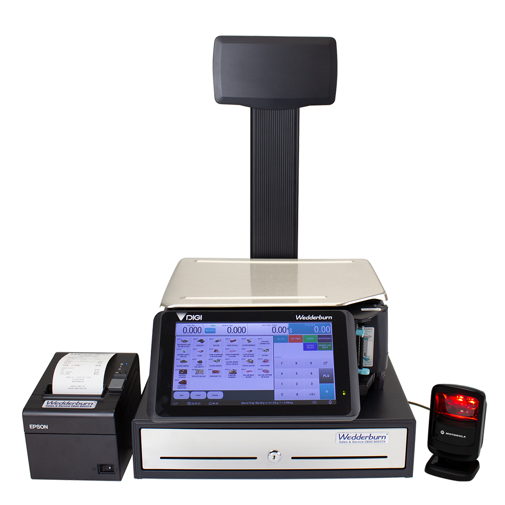 SM5500XPCS15ECR Intelligent POS Checkout Scale front
