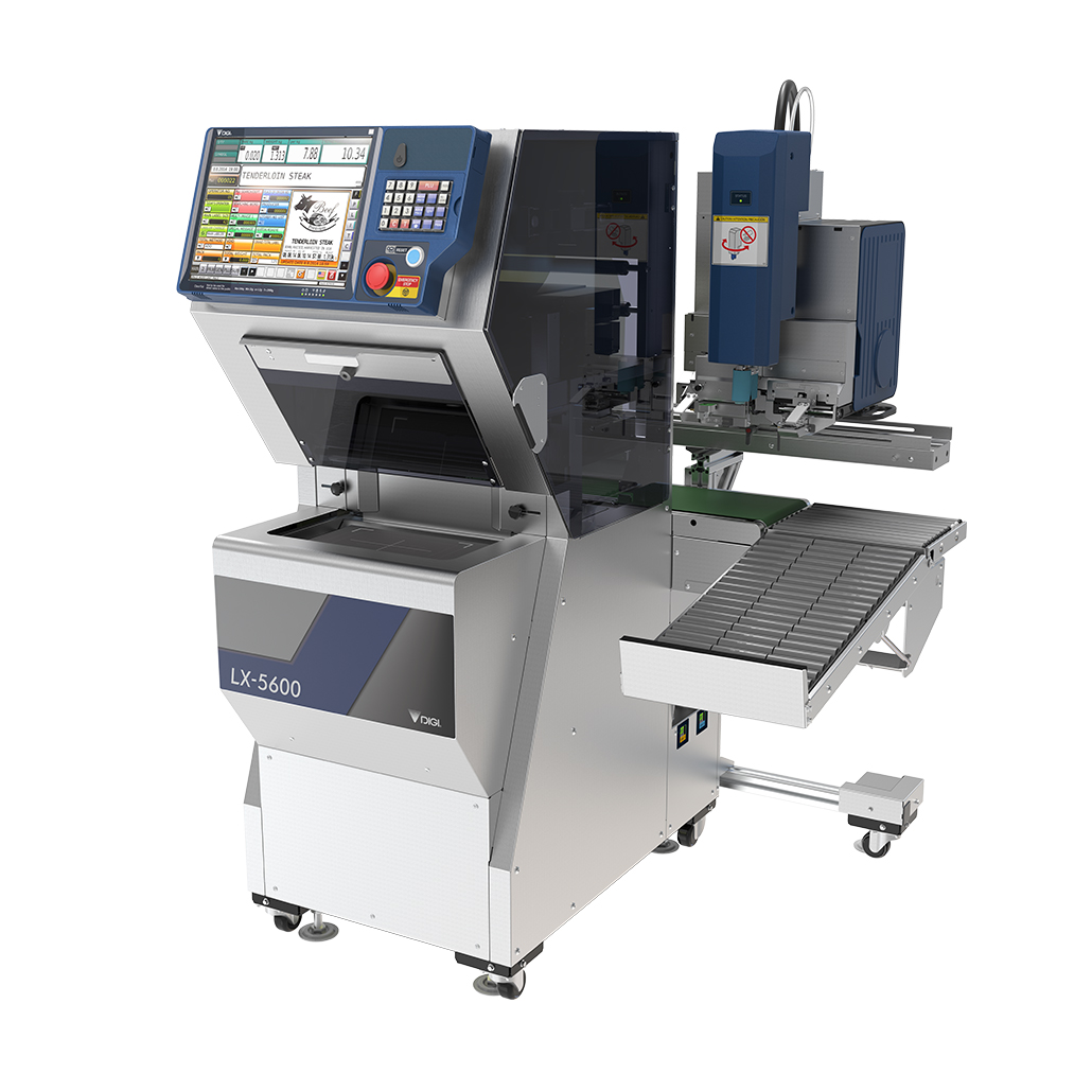 LX 5600 Weigh Seal Label MAP Tray Sealer