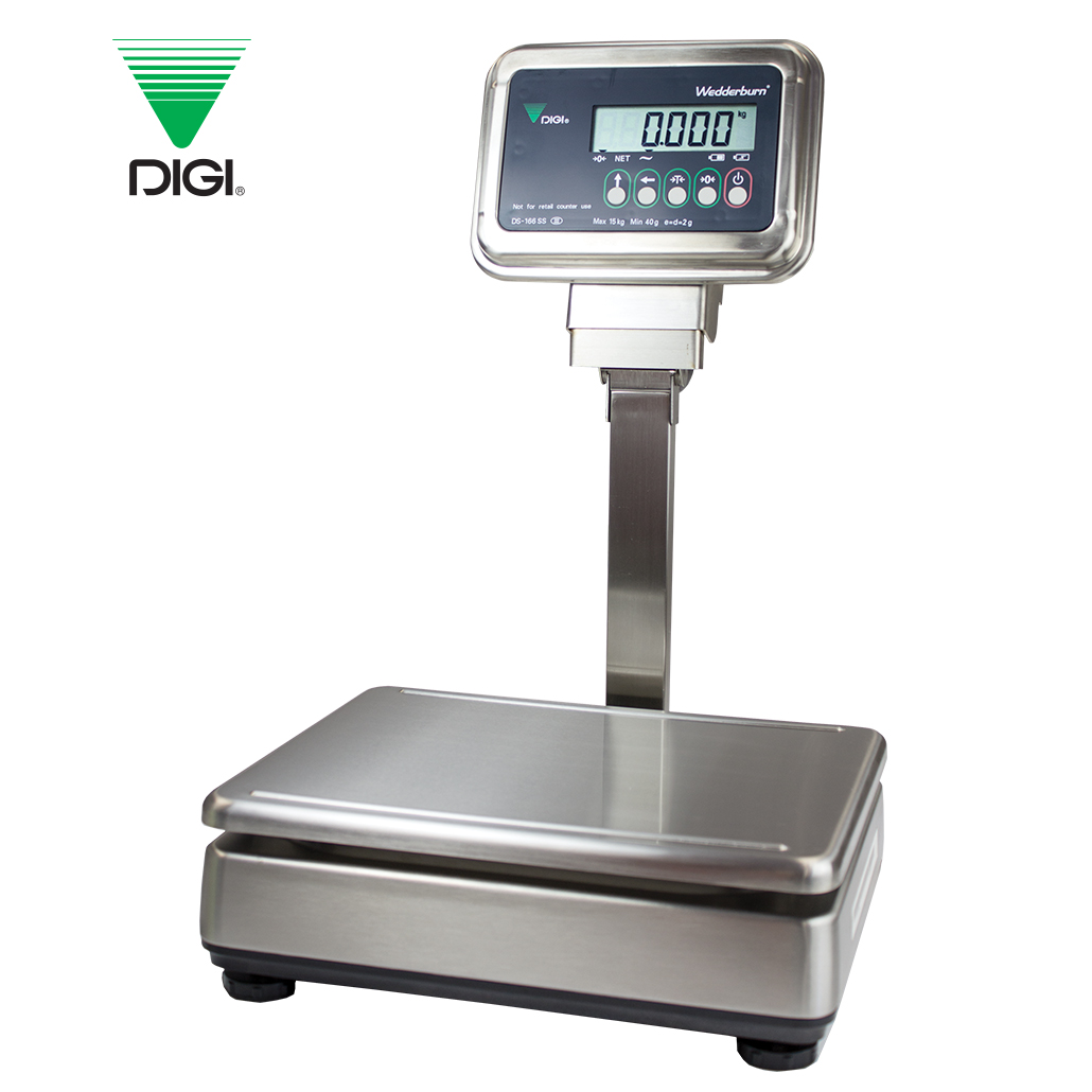 TSDS166SSWQ Digital Bench Scale vl Digi logo