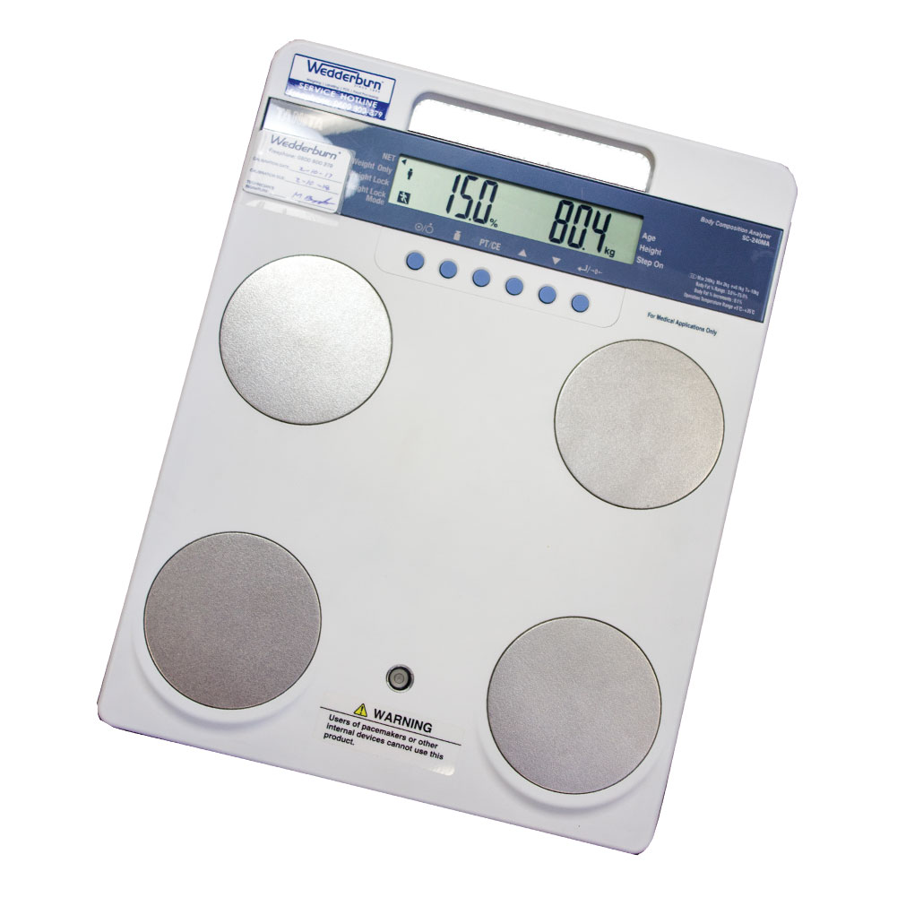 Tanita Body Fat & Water Percentage Scale, Silver/Grey