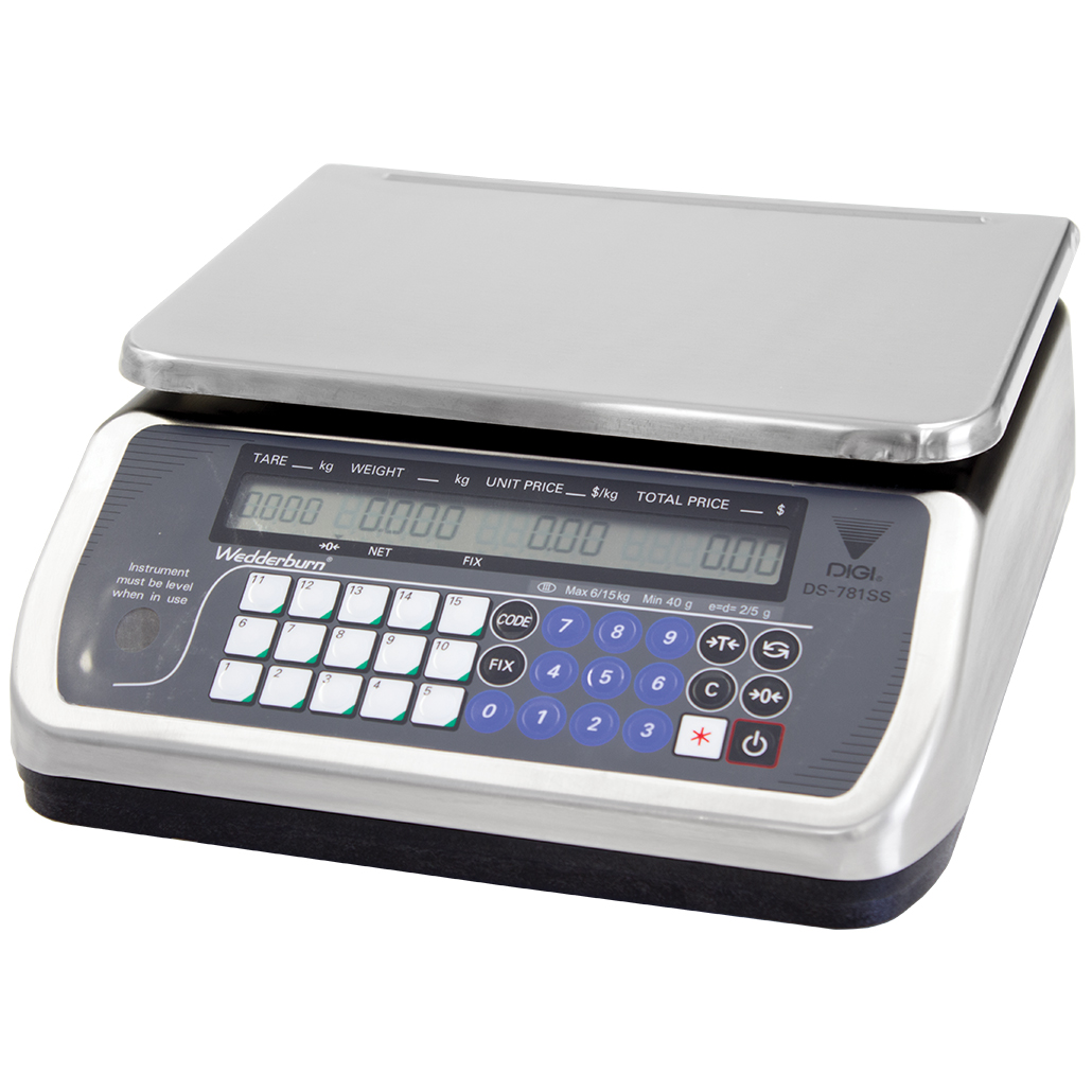 TSDS781TSSB15K Stainless Steel Price Computing Scale