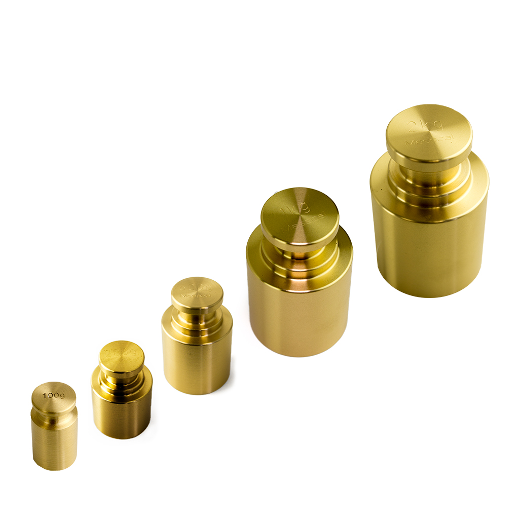 M1 Cavity Brass Test Weights 100g 2kg